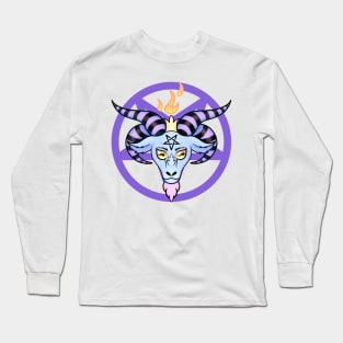 Baphomet (pastel goth) Long Sleeve T-Shirt